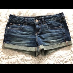 Dark Wash Express Jean Shorts